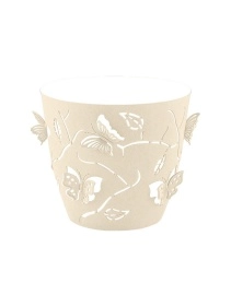 Горшок для цветов Plast Team Butterflies 0,7 л D115 мм круглый 115х115х105 мм