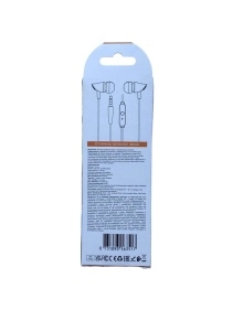 Наушники (Вставные) Sh. SHM8BL JOINT WIRED CONTROL EARPHONES WITH MIC [163517] (BLACK)