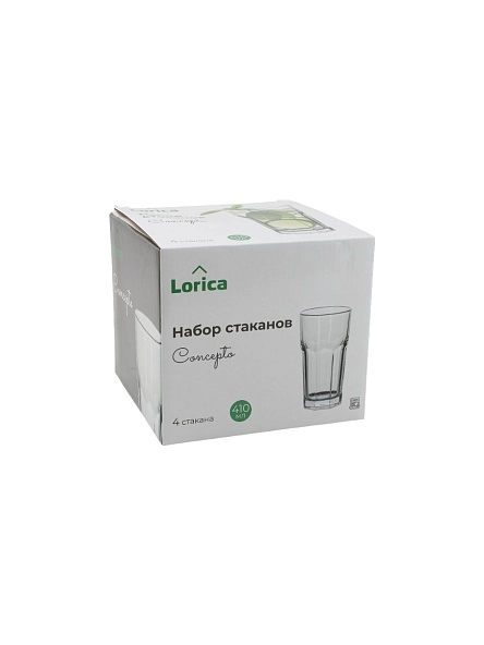 Набор стаканов "Concepto", 4 шт, 410 мл (PK435)