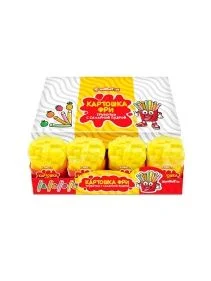 Пудра (КАРТОШКА ФРИ) со вкусом клубники, яблока, апельсина, ананаса 15г