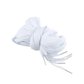 Шнурки для обуви, 6 пар, длина 1 м, белые 