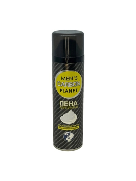 ПЕНА для бритья MEN's Planet CARBON 200 мл для Нормальной кожи
