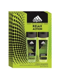 Косметический набор муж.  RELAX ACTION (гель для душа 250 мл + шампунь 250 мл)