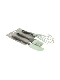 Набор кухонный (лопатка, кисть, венчик), 3 шт.