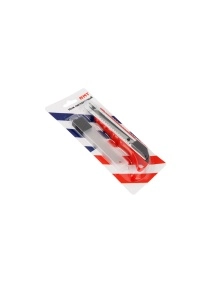 Нож пистолетный с фиксатором и запасными лезвиями, 15,5см