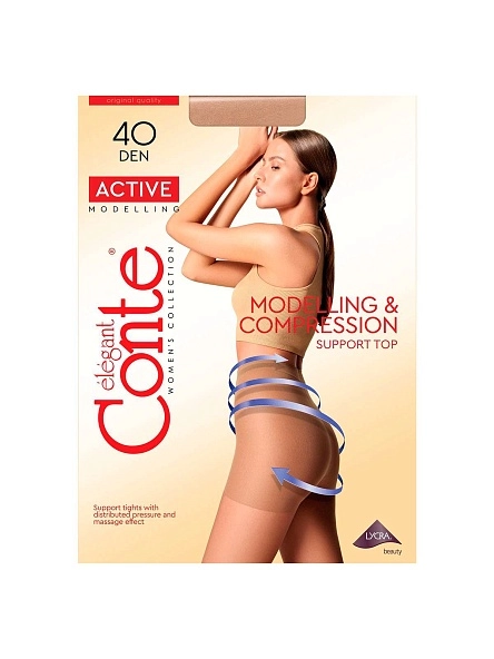 Колготки женские CONTE ELEGANT ACTIVE 40, р.5, bronz