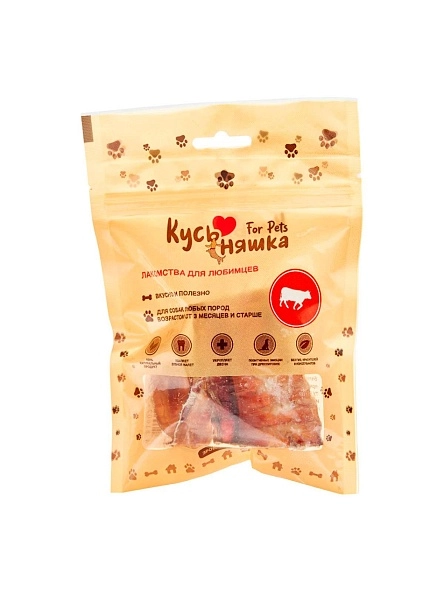 Лакомства для собак "Трахея говяжья", 35г