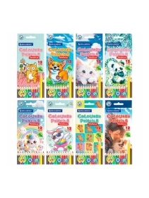 Карандаши цветные, 12 цветов, трехгранные, BRAUBERG, 182055