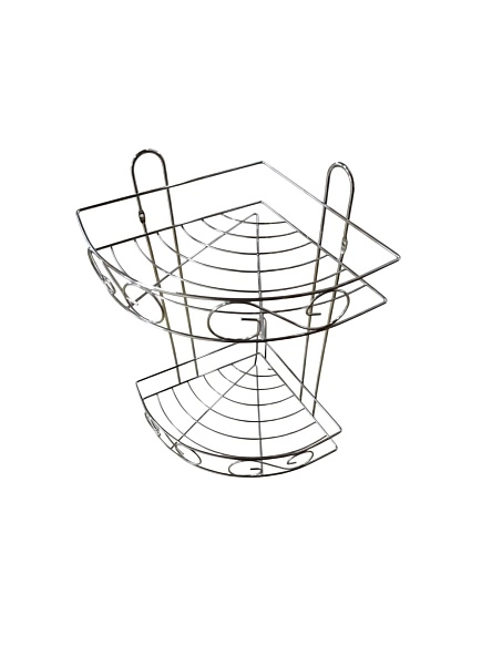 Полка настенная двойная, 32,8*21,8*20,4 см