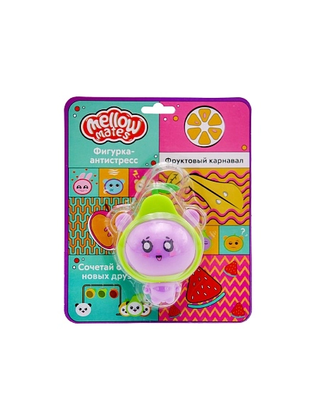 Фигурка-тянучка в шапочке Mellow Mates, в ассортименте, Funky Toys, FT866070