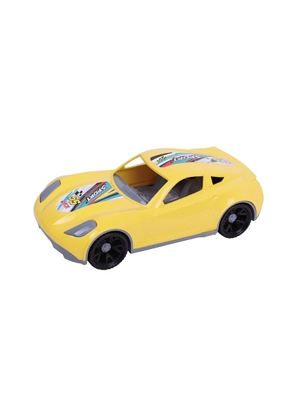 Машинка Turbo "V" желтая 18,5см ( Арт. И-5847)