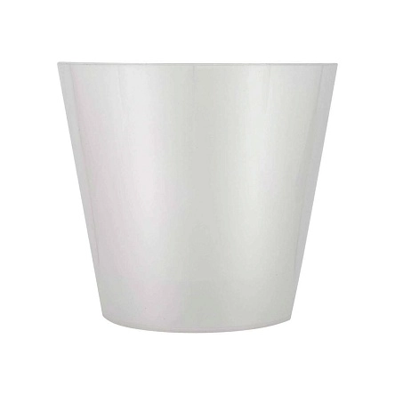 Горшок для цветов InGreen London Orchid D160 мм,1,6 л с дренажной вставкой белый перламутровый