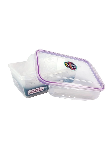 Контейнер герметичный прямоуг. 1,1л (прозрачный)