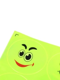 Наклейки со светоотражающим эффектом "Эмоджи", 4 шт, микс дизайна