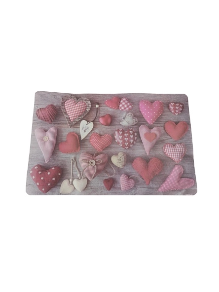 Салфетка сервировочная "Heart", 43*28 см, микс динайна