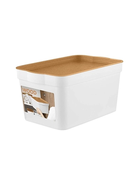Ящик для хранения Keeplex Wood 6 л 32х21,1х11 см