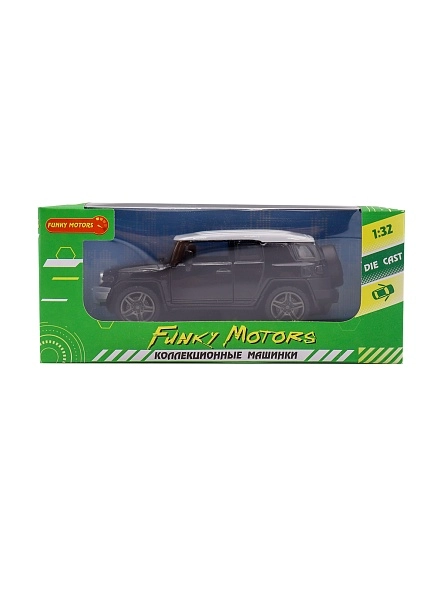 Машинка инерционная "Funky Toys" DIE-CAST, 1:32, металл, открыв.двери, в коробке, в асс-те