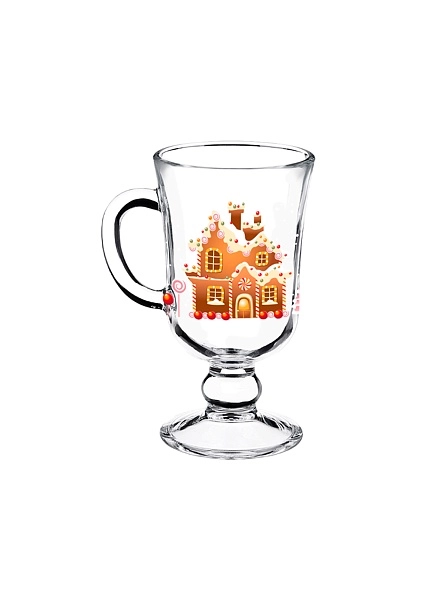 Кружка "Глинтвейн" "Пряничный домик" 200 мл