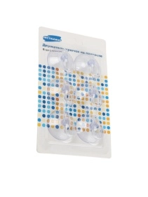 Держатель-крючок на присоске, 6 шт., 4 см (PZ029)