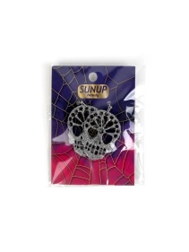 Серьги "Череп", 4,5*2,5 см