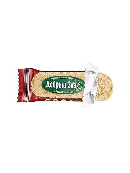 Конфеты "Добрый злак" с белым шоколадом, 150г