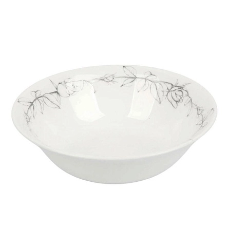 Салатник "Роза", 16,5*4,8 см, 550 мл, опаловое стекло (KRE24080601)