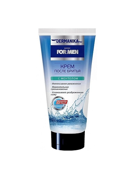 Крем после бритья с ментолом  "Dermanika" 75 мл