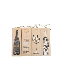 Пакет подарочный для вина "Bottle", 36*12,8*8,4 см (PI0689)