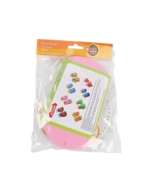 Набор для творчества "Сделай сам" Шьем тапочки, пластиковая игла, нить, описание, 23,5*18см, материа