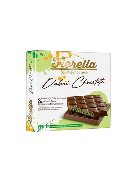 Шок.изд."Дубай Чоколейт" ("Dubai Chocolate") с начинкой из фисташки и кадаифа 60г