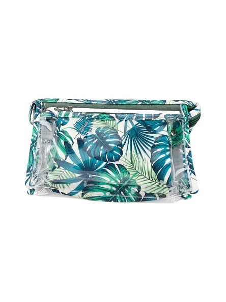 Косметичка "Green vibes", 2 шт., 23,5*15,5*6/17*11*3 см (PD0841)